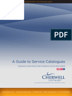 Guide Service Catalogues