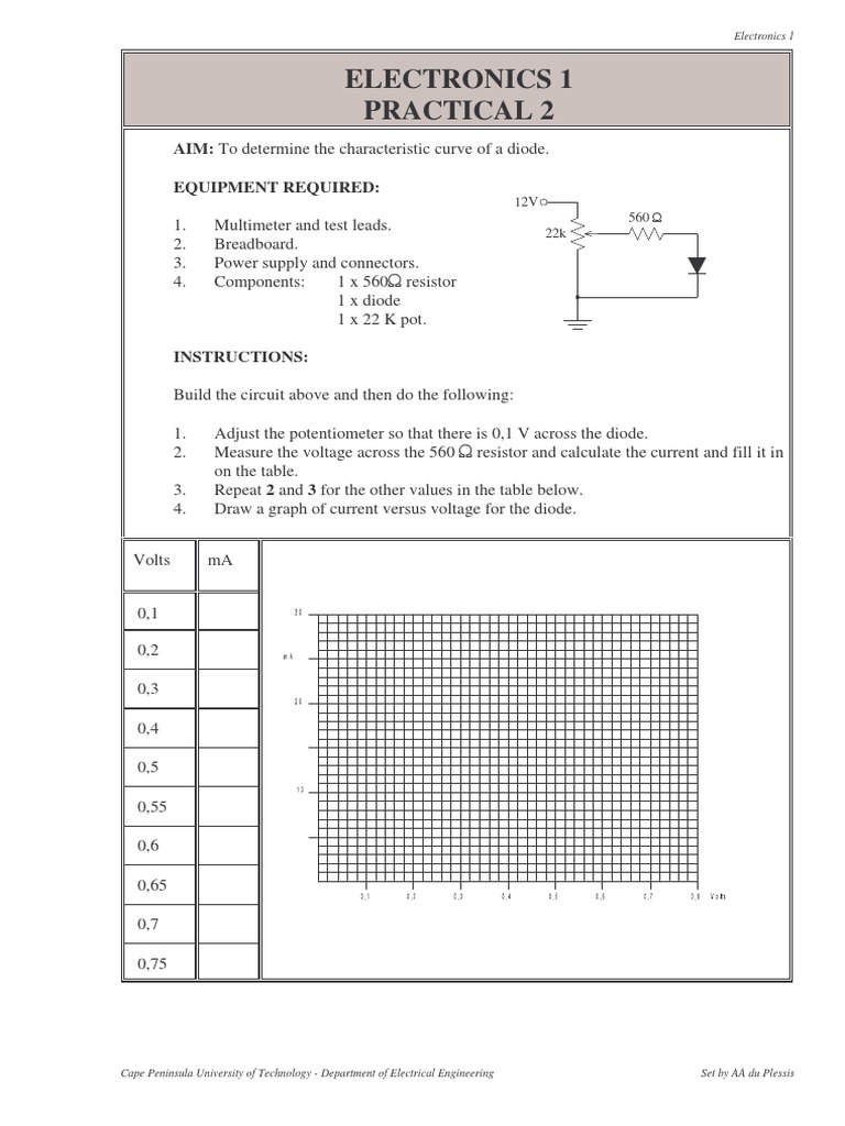 Elt 1 Practical 2 | PDF | Technology & Engineering