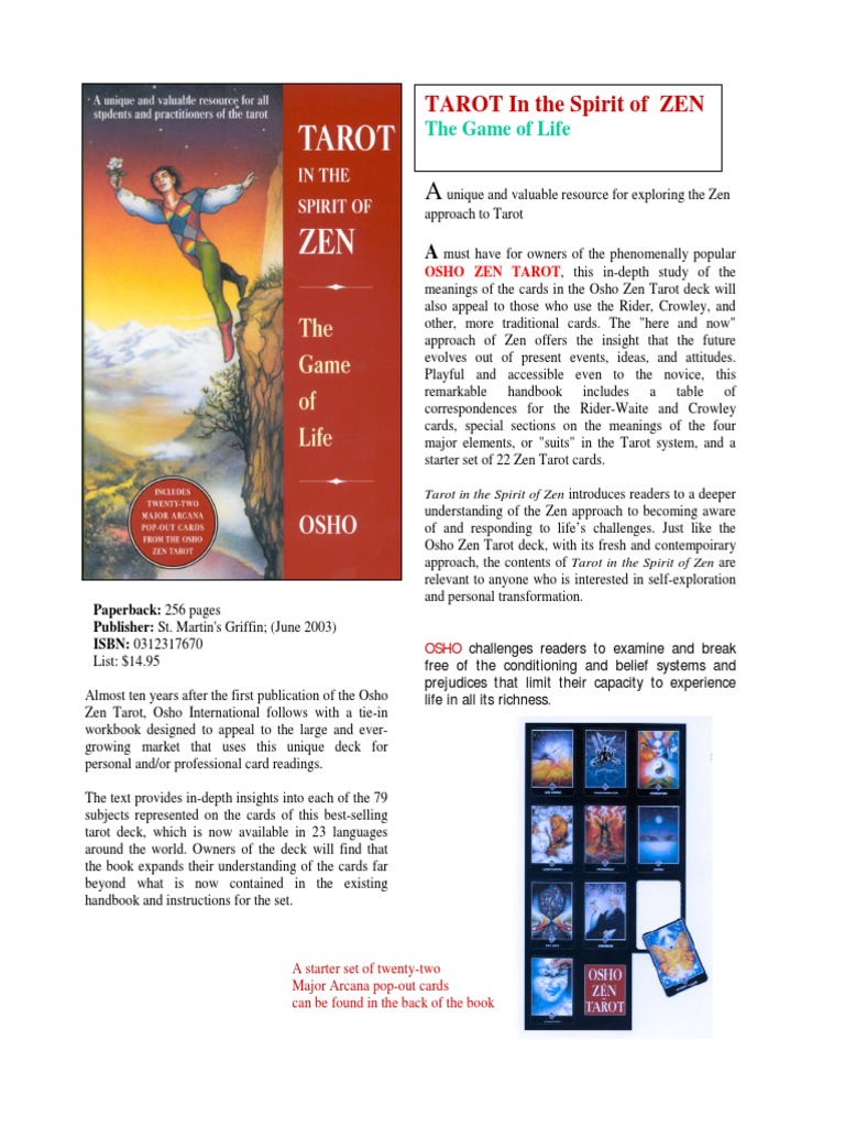 Tarot Zen Rajneesh Major Arcana