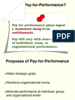 Pay For Performance Plans