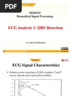 07 ECG Analysis 1 - QRS Detection - PPT (Compatibility Mode)