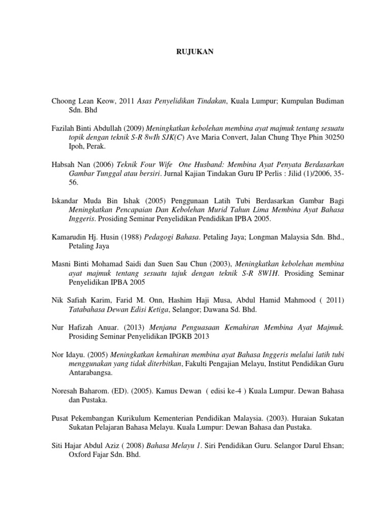 RUJUKAN | PDF
