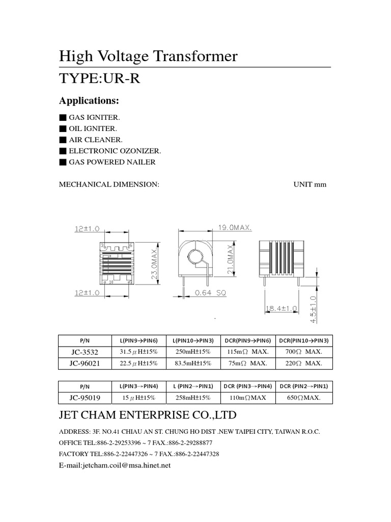 Transformer Application Ignition | PDF