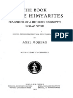 Axel Moberg - The Book of the Himyarites Fragments of a Hitherto Unknown Syriac Work - Edited With Introduction and Translation