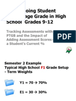 Teacher Resource - The Ongoing Percentage Grade in PTGB