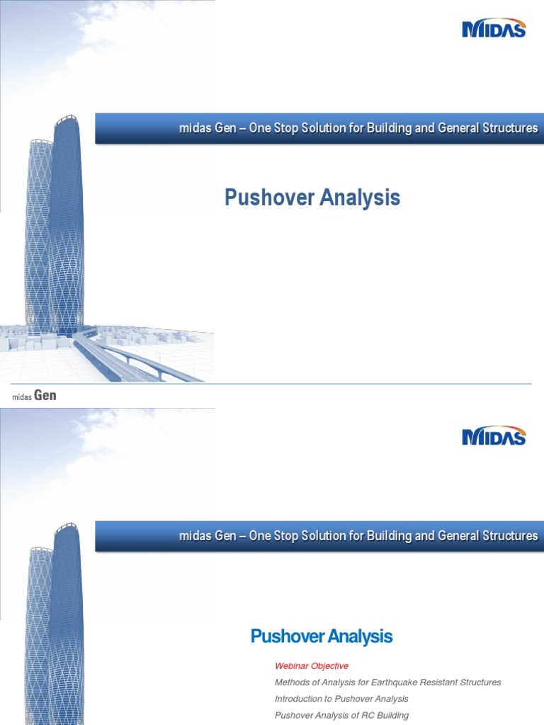 Gen Pushover Analysis | PDF | Continuum Mechanics | Applied And ...