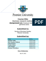 Premier University: Course Title: Assignment On