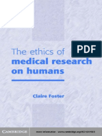 The Ethics of Medical Research On Humans