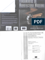 123882538 Fundamentos de Manufactura Moderna 1ra Edicion Mikell P Groover