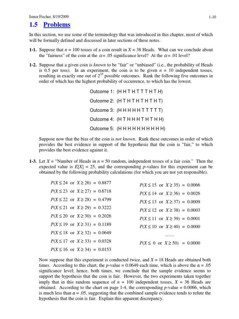 Biostatistics Problems P Value Scientific Theories