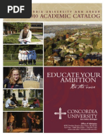 Download Concordia University Ann Arbor - Academic Catalog 2009-10 by Concordia University Ann Arbor SN23614930 doc pdf
