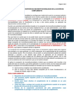 Aplicación de La Excepción de Inconstitucionalidad en La Acción de Cumplimiento