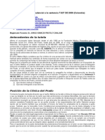Analisis Jurisprudencial Sentencia T 327 2009 Colombia
