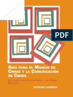 Guia para El Manejo de Crisis y La Comunicación de Crisis