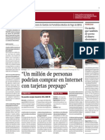 Gestión: Compras Por Internet y Tarjetas Prepago