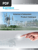Comba Antenna and Subsystem Product Catalogue v1.0_2009