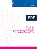 Analisis de Problematicas Psicologicas 2014-2