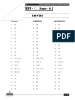 Test 12 Paper 1 JEE Advanced 2014