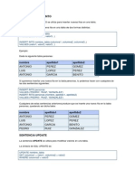 Sentencias SQL