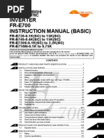 Fr-E700 Instruction Manual (Basic)