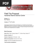Download Field Trip Proposal - Sample 1 by Jared Chan Kai Wai SN236163635 doc pdf