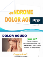 Sindrome de Dolor Agudo y Cronico