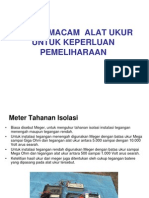 7 Macam Alat Ukur Utk Keperluan Pemeliharaan