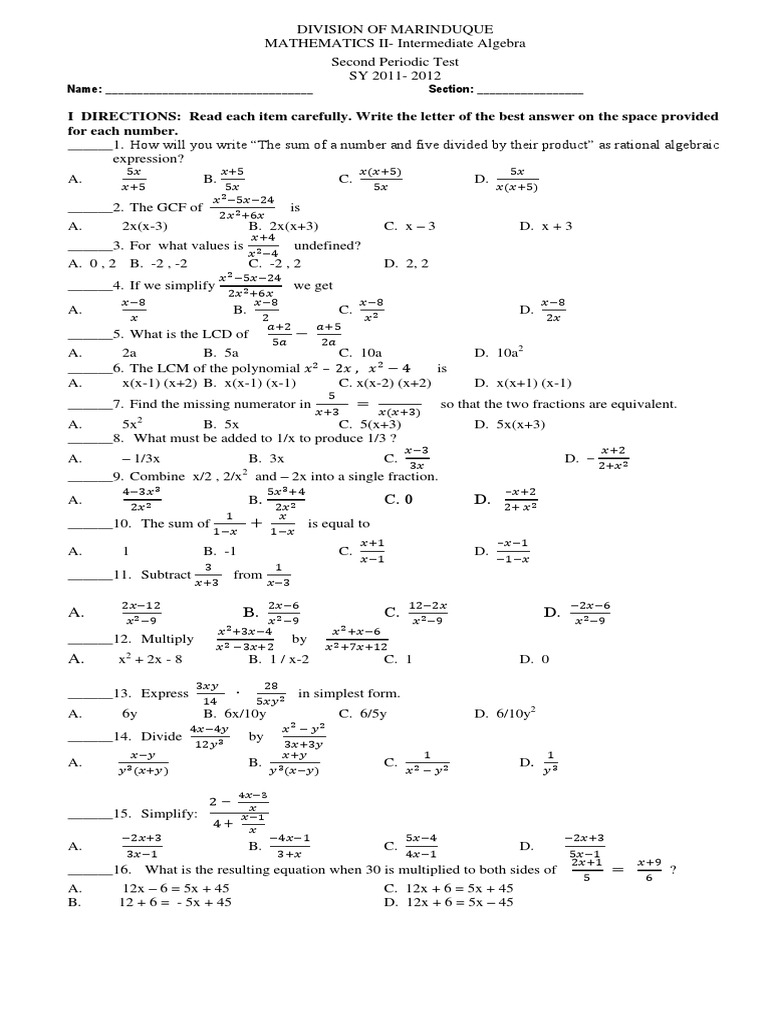 Second periodic test image