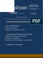 Actualízate Avance Enero Del 01 Al 15 2012