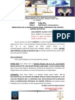 A La 5ta Fiscalia Penal de Turno - Subrogacion y Apersonamiento - Caso de Jhon Roberth