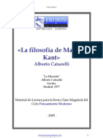 Alberto Caturelli - La filosofía de Manuel Kant
