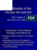 The Morality of The Human Act