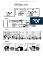 Discurso Direto e Discurso Indireto Tirinhas em Quadrinhos PDF