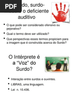 O Surdo (Capítulo 2 pág 45 - 50) Slides em PPT
