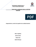 Trabajo de Indicadores y Estándares de La Gestión Escolar Grupal 1