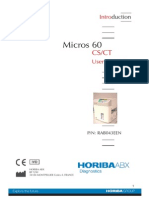 Horiba ABX Micros 60 CS-CT - User Manual