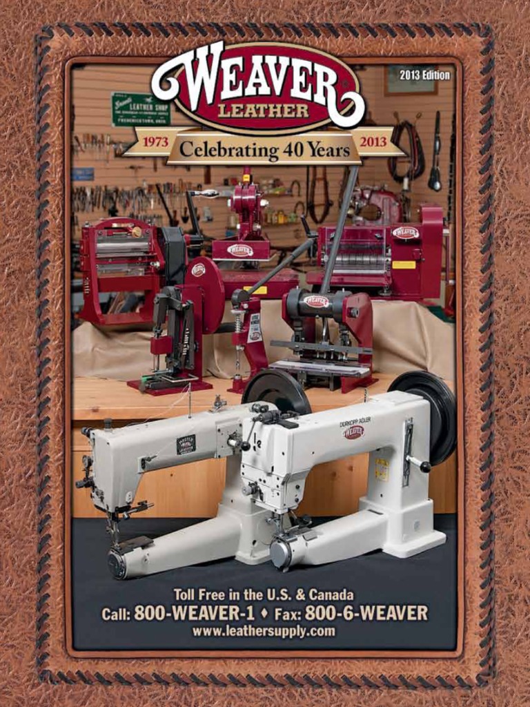 Weaver Leather 2013 Edition, PDF, Leather