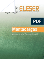 Montacargas soluciones elevación