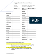 Describing Graph Adjectives