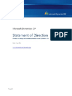 MicrosoftDynamics GP Statement of Direction