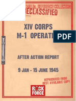 After Action Report XIV Corps - M1 Operation