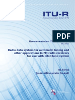 RDS - ITU Recomandations - 2011