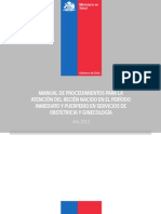 Manual de Procedimientos Para La Atención Del Recién Nacido Chile