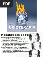 CRIOTERAPIA em Fisioterapia