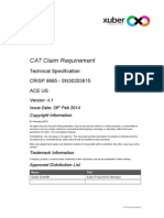 ACU CRISP 8865 CAT Claim Requirements Implementation Document