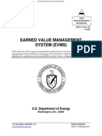 Earned Value Management System (Evms) : U.S. Department of Energy