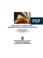 Guia Para Elaboración de Trabajos