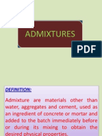 Admixtures