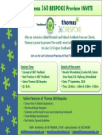 Thomas 360 Bespoke Invite Ahmedabad 5th September 2014