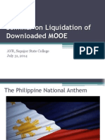 Seminar on Liquidation of Downloaded MOOE